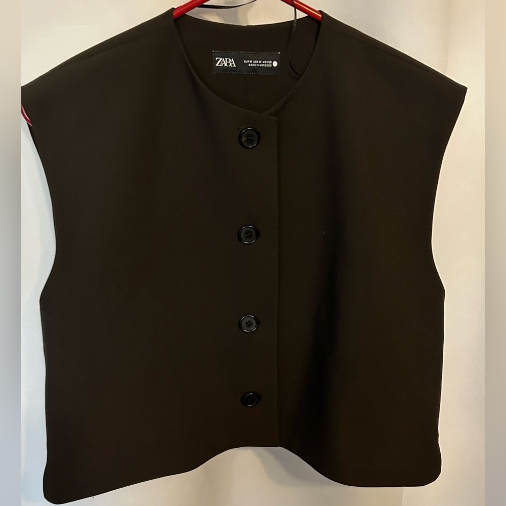 Zara zw collection vest top